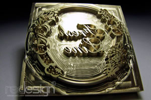 Μπρούτζινη σφραγίδα για πυρογραφία